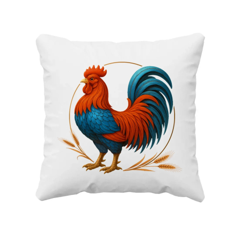 Kohout - polštář s potiskem