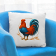 Kohout - polštář s potiskem