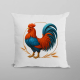 Kohout - polštář s potiskem