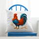 Kohout - polštář s potiskem
