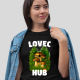 Lovec hub  - dámské tričko s potiskem