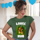 Lovec hub  - dámské tričko s potiskem