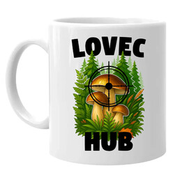 Lovec hub - hrnek s potiskem