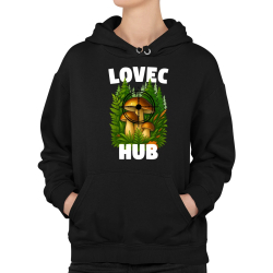 Lovec hub - dámská mikina s potiskem