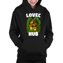 Lovec hub - dětská mikina s kapucí