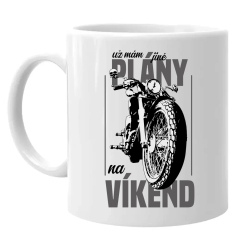 už mám jiné plány na víkend - hrnek s potiskem