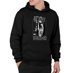 už mám jiné plány na víkend - pánská mikina s potiskem