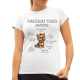 yorkšírský teriér – anatomie  - dámské tričko s potiskem