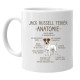 Jack Russell teriér – anatomie - hrnek s potiskem