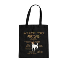Jack Russell teriér – anatomie - taška s potiskem