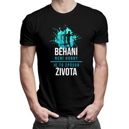 Běhání není hobby - pánské tričko s potiskem