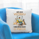 Když jsi na večírku a nikdo nechce mluvit o psech - polštář s potiskem