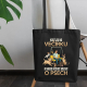 Když jsi na večírku a nikdo nechce mluvit o psech - taška s potiskem