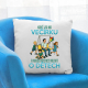 Když jsi na večírku a nikdo nechce mluvit o dětech - polštář s potiskem