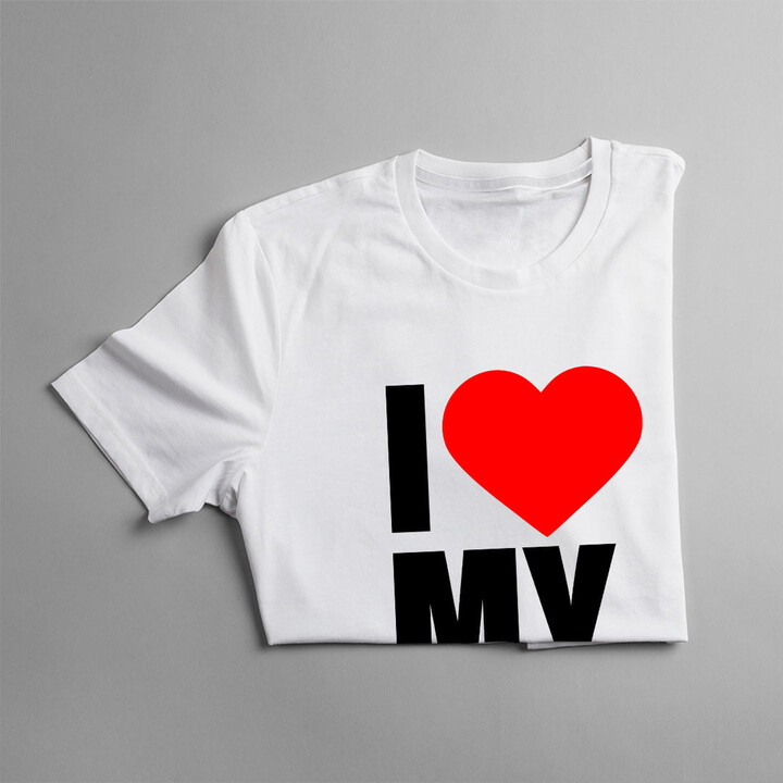 I love my girlfriend - pánské tričko s potiskem