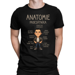 Anatomie – padesátníka - pánské tričko s potiskem