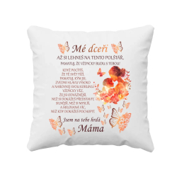 Mé dceři - polštář s potiskem