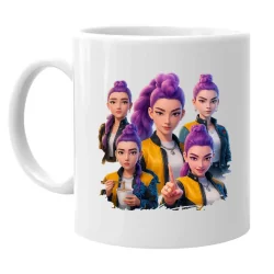 Rumi - pro fanoušky Rumi Huntrix Kpop Demon Hunters - hrnek s potiskem