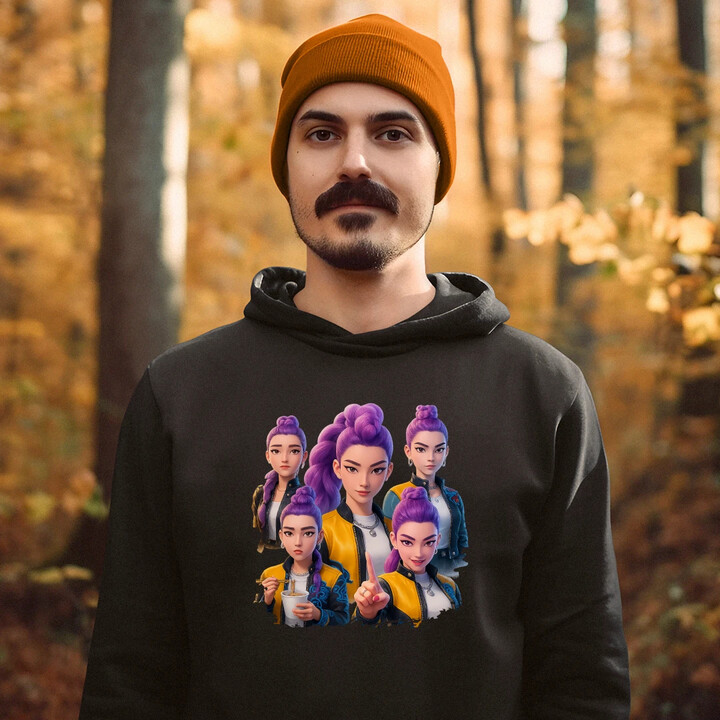 Rumi - pro fanoušky Rumi Huntrix Kpop Demon Hunters - pánská mikina s potiskem
