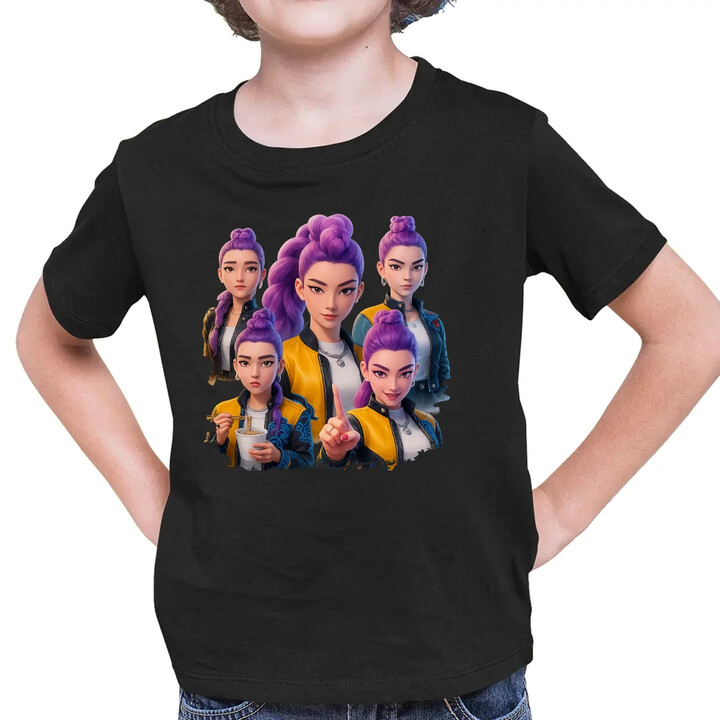 Rumi - pro fanoušky Rumi Huntrix Kpop Demon Hunters - dětské tričko s potiskem