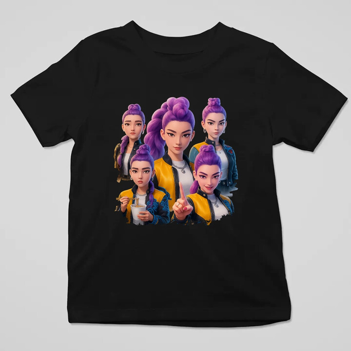 Rumi - pro fanoušky Rumi Huntrix Kpop Demon Hunters - dětské tričko s potiskem