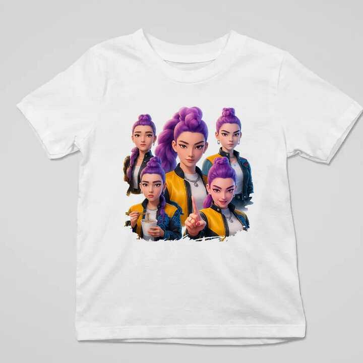 Rumi - pro fanoušky Rumi Huntrix Kpop Demon Hunters - dětské tričko s potiskem