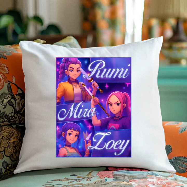 Rumi, Mira a Zoey - polštář s potiskem