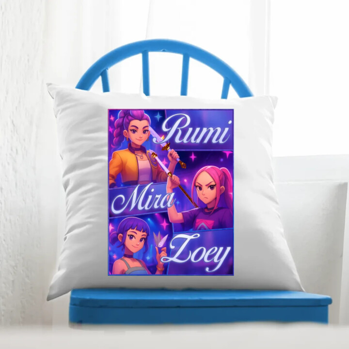 Rumi, Mira a Zoey - polštář s potiskem