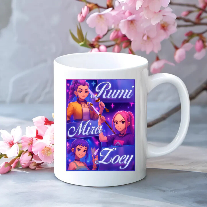 Rumi, Mira a Zoey - hrnek s potiskem