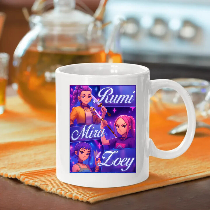Rumi, Mira a Zoey - hrnek s potiskem