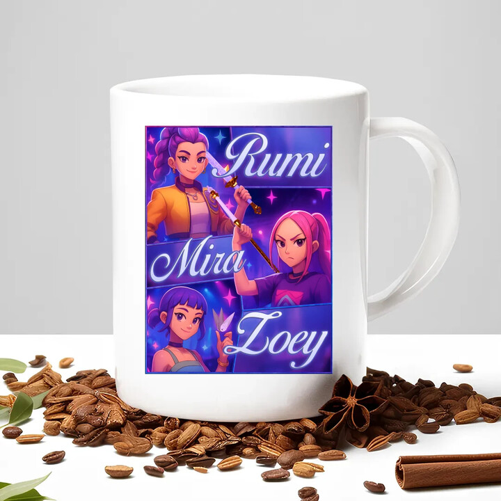 Rumi, Mira a Zoey - hrnek s potiskem