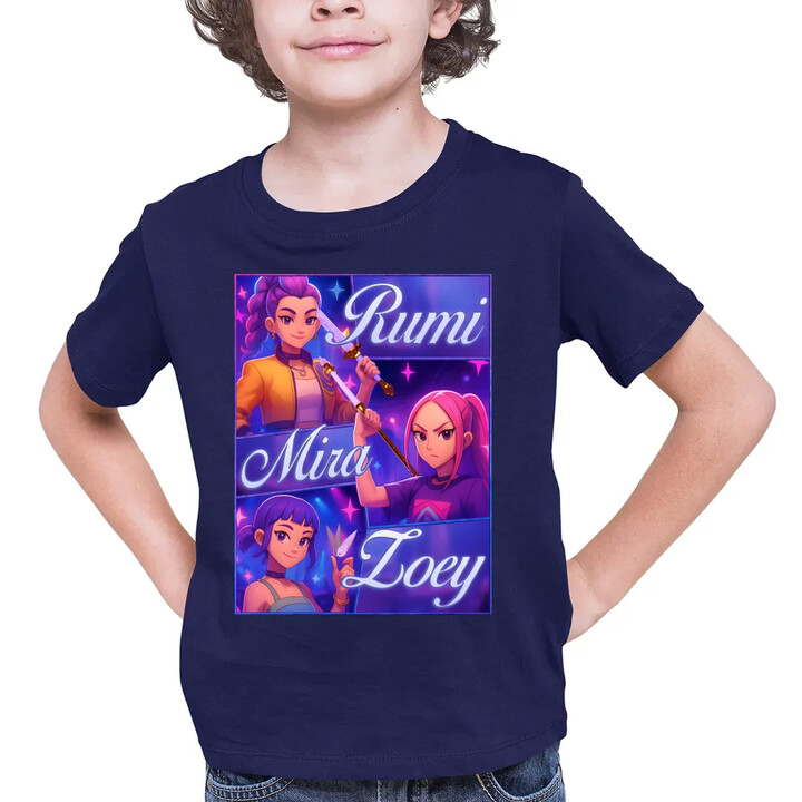 Rumi, Mira a Zoey - dětské tričko s potiskem