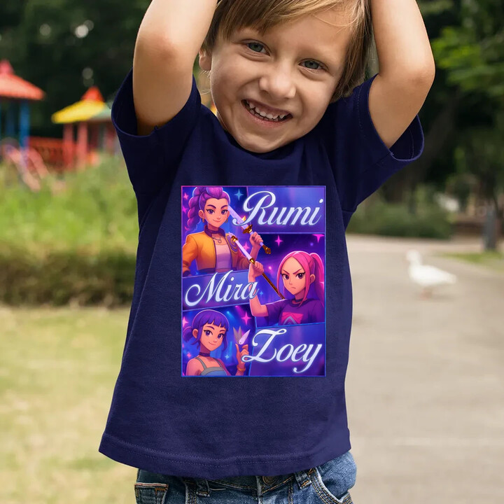 Rumi, Mira a Zoey - dětské tričko s potiskem