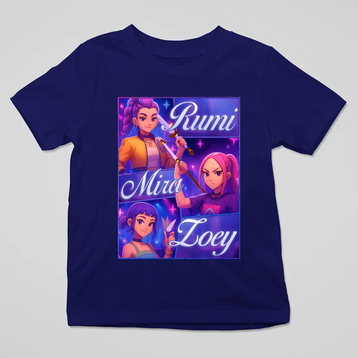 Rumi, Mira a Zoey - dětské tričko s potiskem