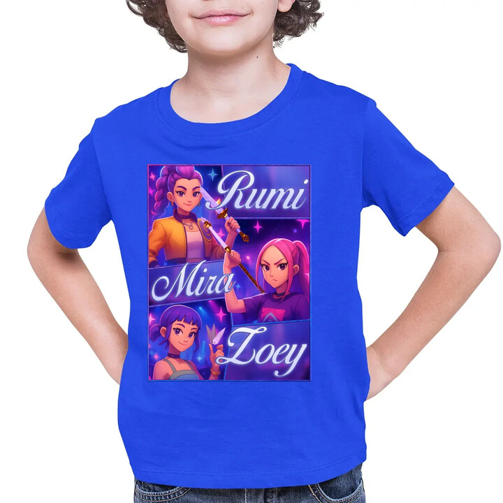 Rumi, Mira a Zoey - dětské tričko s potiskem