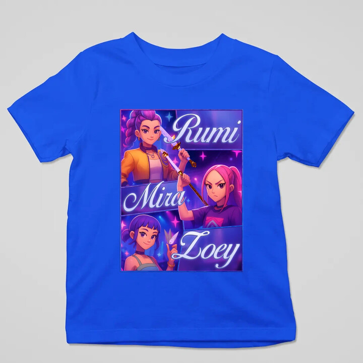 Rumi, Mira a Zoey - dětské tričko s potiskem