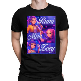 Rumi, Mira a Zoey - pánské tričko s potiskem