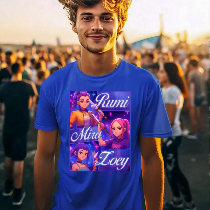Rumi, Mira a Zoey - pánské tričko s potiskem
