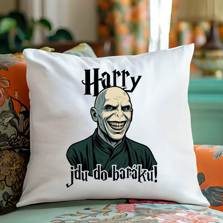 Harry, jdu do baráku! - polštář s potiskem