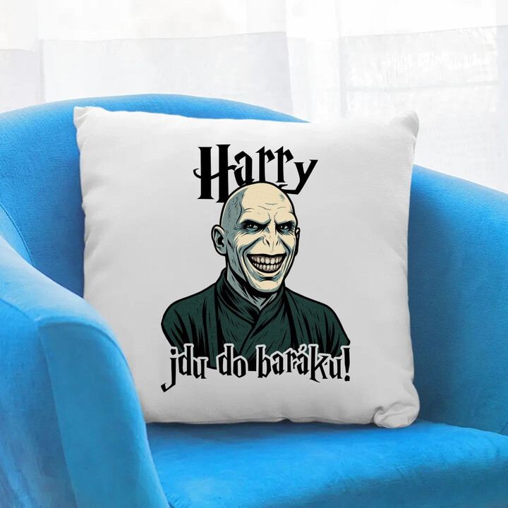Harry, jdu do baráku! - polštář s potiskem