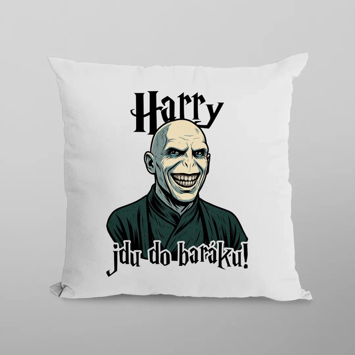 Harry, jdu do baráku! - polštář s potiskem