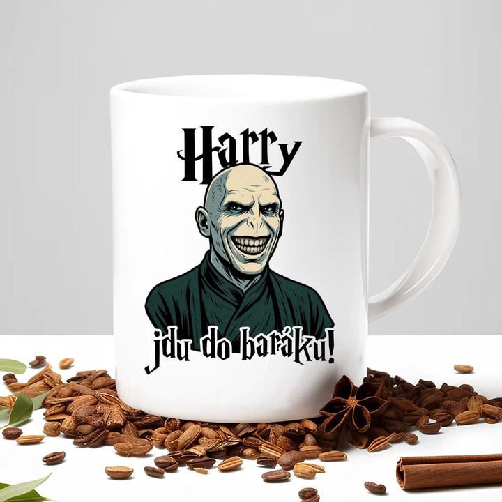 Harry, jdu do baráku! - hrnek s potiskem