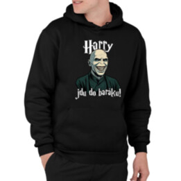 Harry, jdu do baráku! - pánská mikina s potiskem