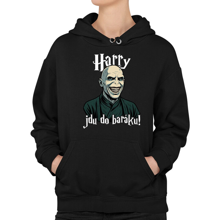 Harry, jdu do baráku! - dámská mikina s potiskem