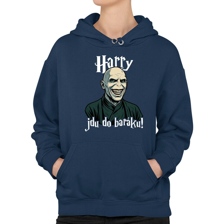 Harry, jdu do baráku! - dámská mikina s potiskem