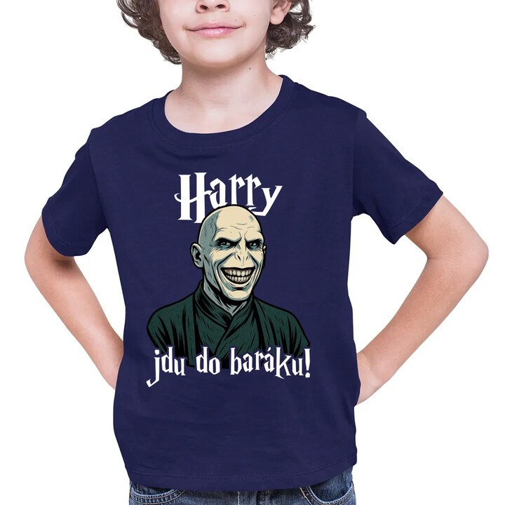 Harry, jdu do baráku! - dětské tričko s potiskem