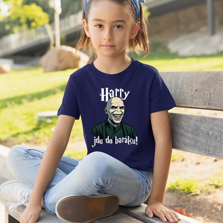 Harry, jdu do baráku! - dětské tričko s potiskem