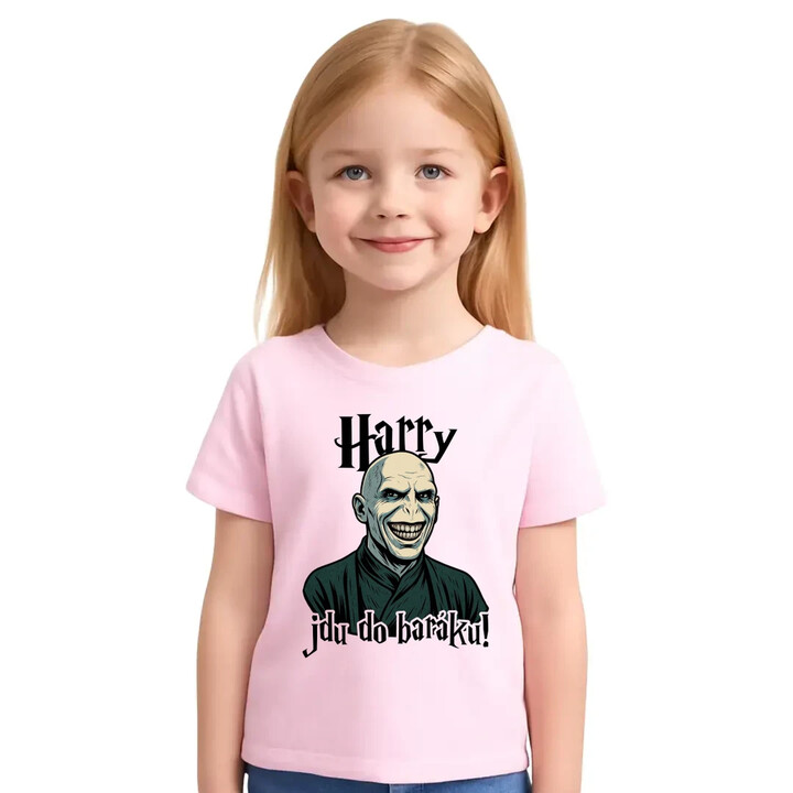 Harry, jdu do baráku! - dětské tričko s potiskem