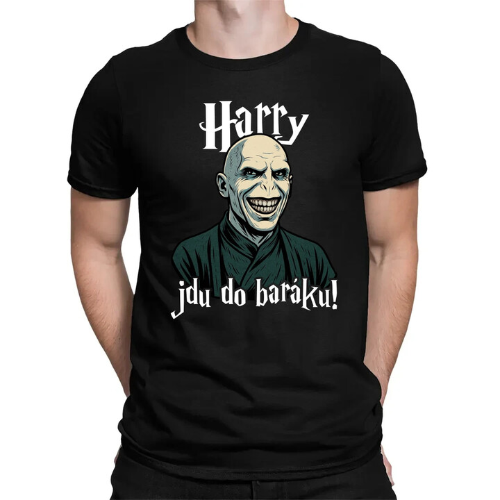 Harry, jdu do baráku! - pánské tričko s potiskem
