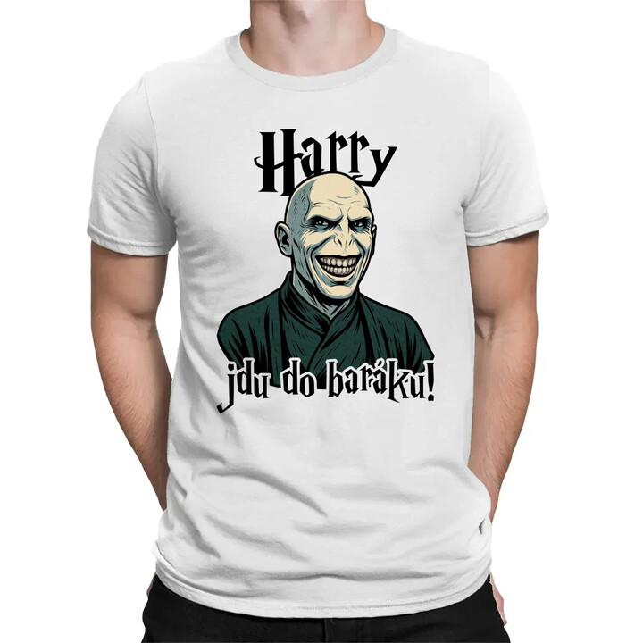 Harry, jdu do baráku! - pánské tričko s potiskem